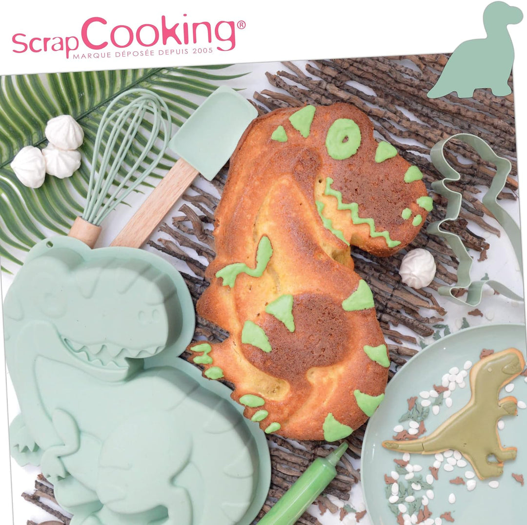 SCRAP COOKING 1134 Backutensilien-Set Dino
