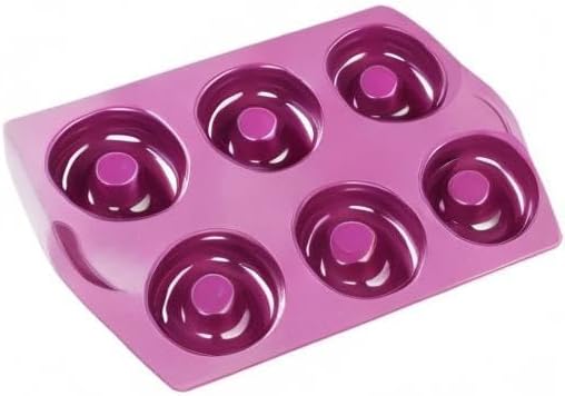 TUPPERWARE Backen Silikonform Donut/Bagel lila Backform Silikon Diabolo Donut Silikon, Donut Silikon
