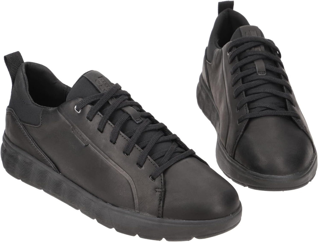 Geox Herren U Spherica Ec4 B Sneakers 39 EU Schwarz, 39 EU Schwarz