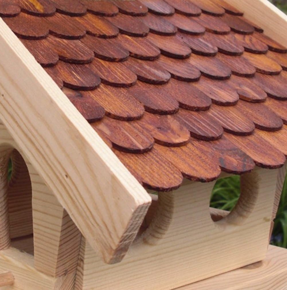 Vogelhaus-Vogelhäuser Vogelfutterhaus Vogelhäuschen aus Holz Vogelhausständer Nistkasten Schreinerar