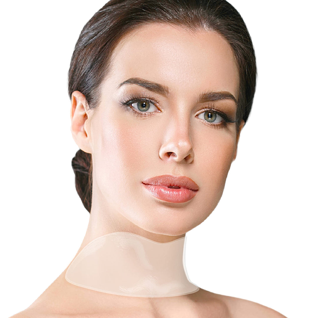 Hals Antifalten Pads - Anti-Aging Feuchtigkeitsspendende Straffende Haut-Safe Silikon Hautpflege Sch