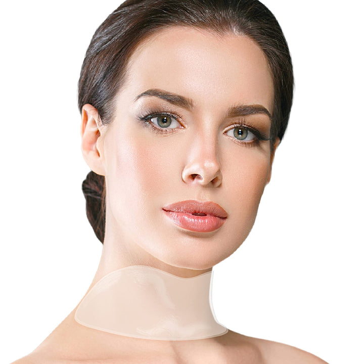 Hals Antifalten Pads - Anti-Aging Feuchtigkeitsspendende Straffende Haut-Safe Silikon Hautpflege Sch