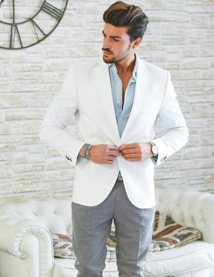 COOFANDY Herren Sakko Sportlich Freizeit Blazer Business Sakko Anzugjacke 1 Knöpfe Einfarbig Regular