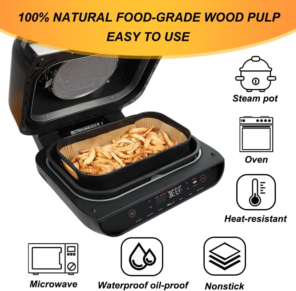 BYKITCHEN Airfryer Backpapier for Ninja Foodi MAX Grill und Heissluftfritteuse [AG551EU][AG551EUCP],