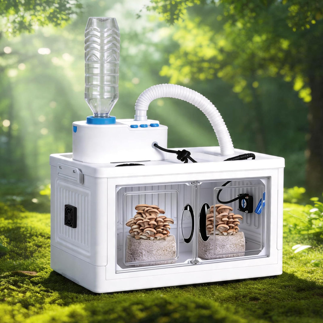 Pilzzuchtbox mit Luftbefeuchter Haushalts Pilzzuchtset Indoor Pilzzelt Pflanzkeimungs Box