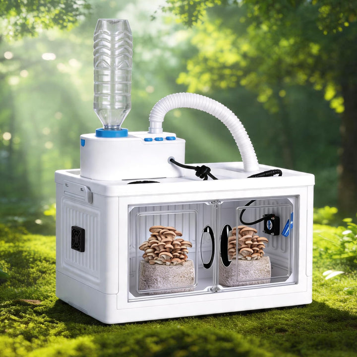 Pilzzuchtbox mit Luftbefeuchter Haushalts Pilzzuchtset Indoor Pilzzelt Pflanzkeimungs Box