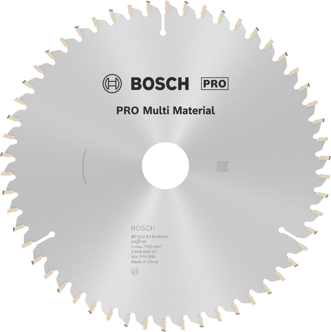 Bosch Accessories Bosch Professional 1x Kreissägeblatt Multi Material (für Multimaterial, Sägeblatt