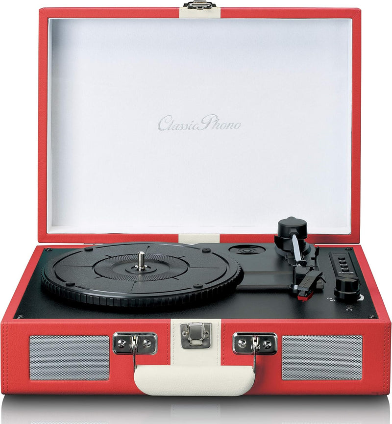 Classic Phono von Lenco TT-110 Plattenspieler - 33, 45 & 78 RPM - Bluetooth - Riemenübertragung - 2