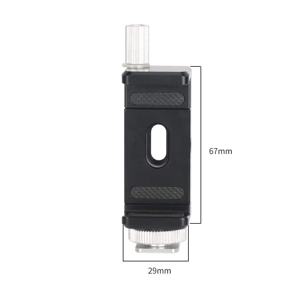 NICEYRIG T5/T7 SSD-Halter, verstellbare Öffnung, 57 mm-77 mm, SSD-Halterung, anwendbar für BMPCC 4K