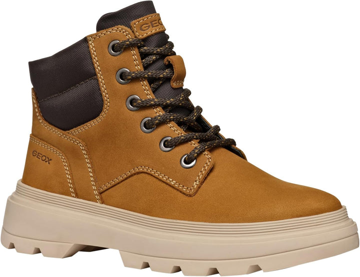 Geox Herren U Ghiacciaio Ankle Boot 30 EU Dk Yellow Brown, 30 EU Dk Yellow Brown