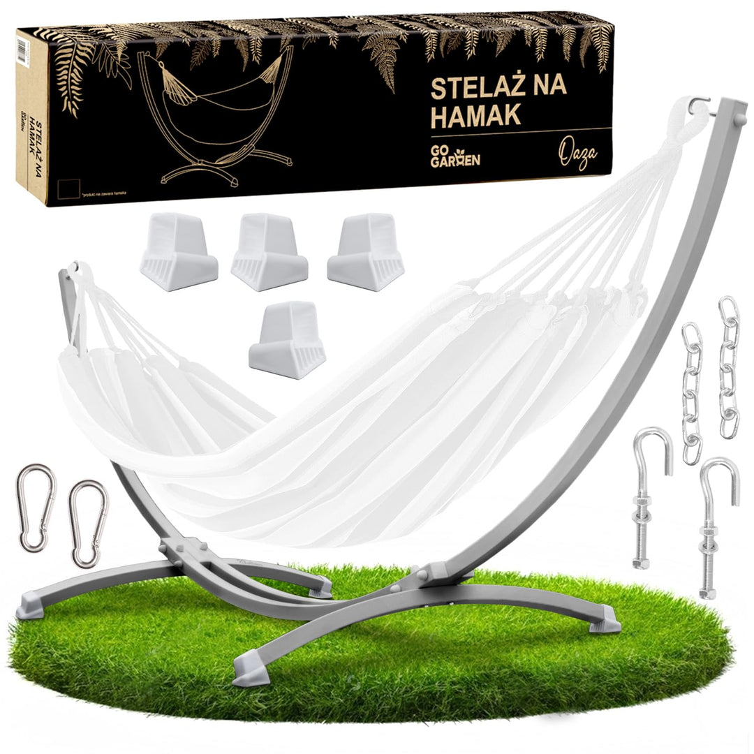 ZOLTA Hängemattengestell - Grau - Zusammenklappbar - Hängemattenständer Für Garten & Balkon - Maxima