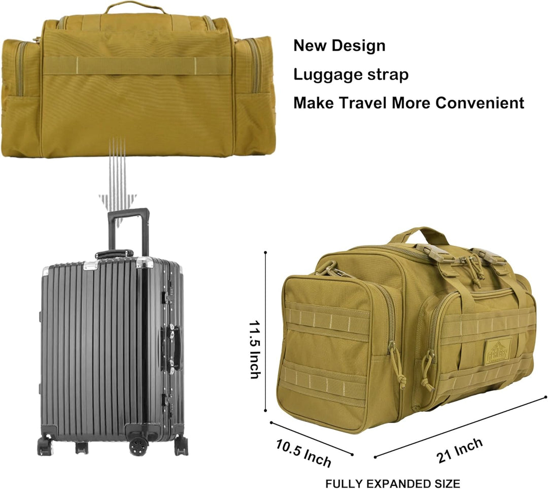 Taktische Duffle Bag Gym Duffel Bags für Männer Reise- und Ausrüstung Motorrad Hecktasche Militär Sc