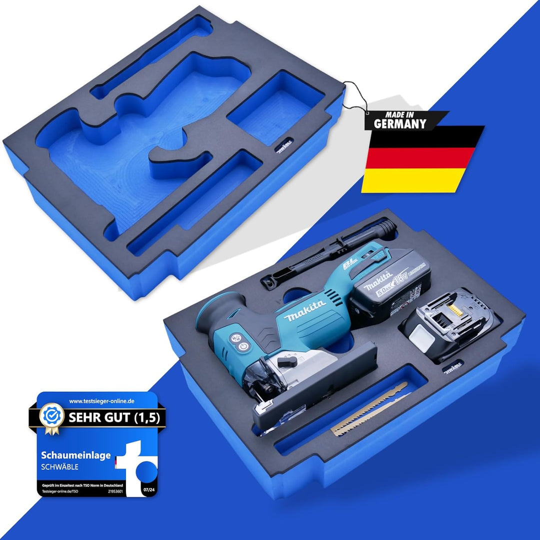 Schaumeinlage Schaumstoffeinlage für Makita Akku-Stichsäge DJV181