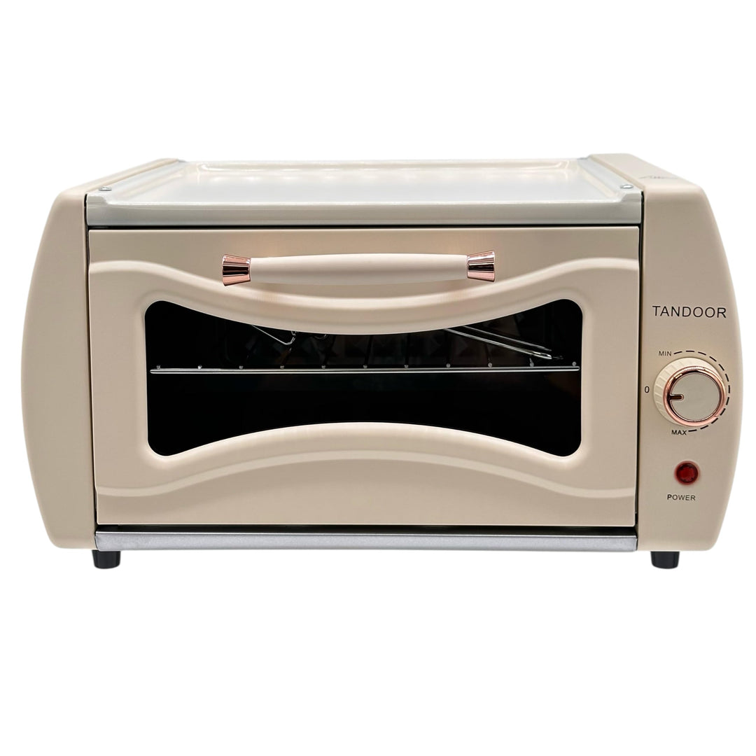 Cremeweisser Goldhofer Elektrischer Premium Tandoor Ofen mit Grillrost ohne Backblech! – Authentisch