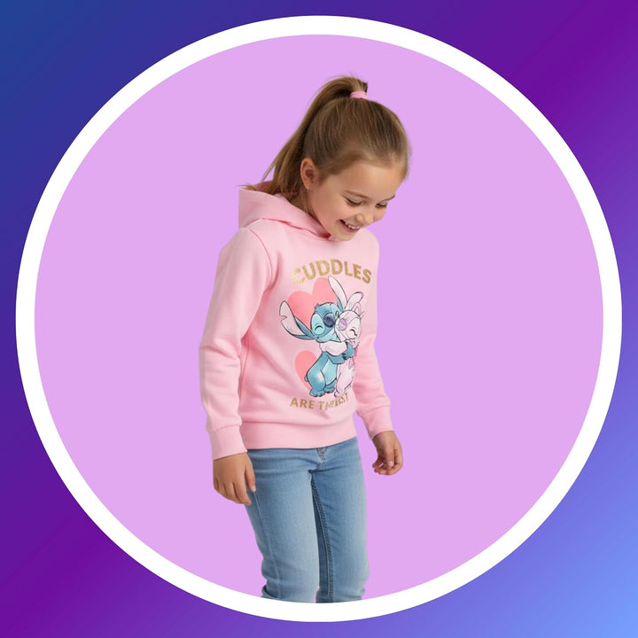 Disney Stitch Mädchen Kapuzenpullover, Design &