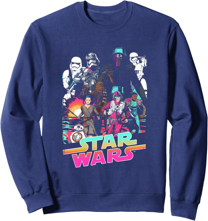 Star Wars Movie Poster Episode 7 Kylo Ren & Rebels Sweatshirt