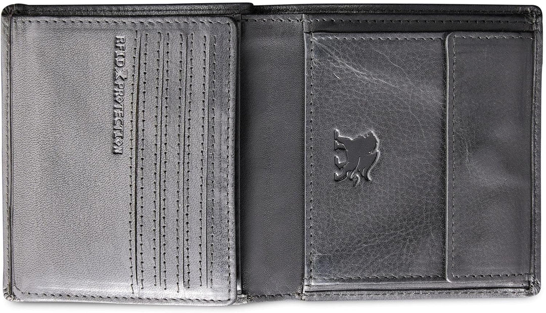 mano Don Marco - Geldbörse RFID 10.7 cm schwarz, Schwarz