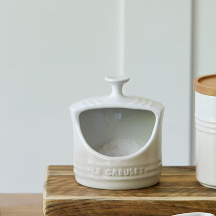 Le Creuset Steinzeug Salzgefäss, Steinzeug, Meringue, Meringue
