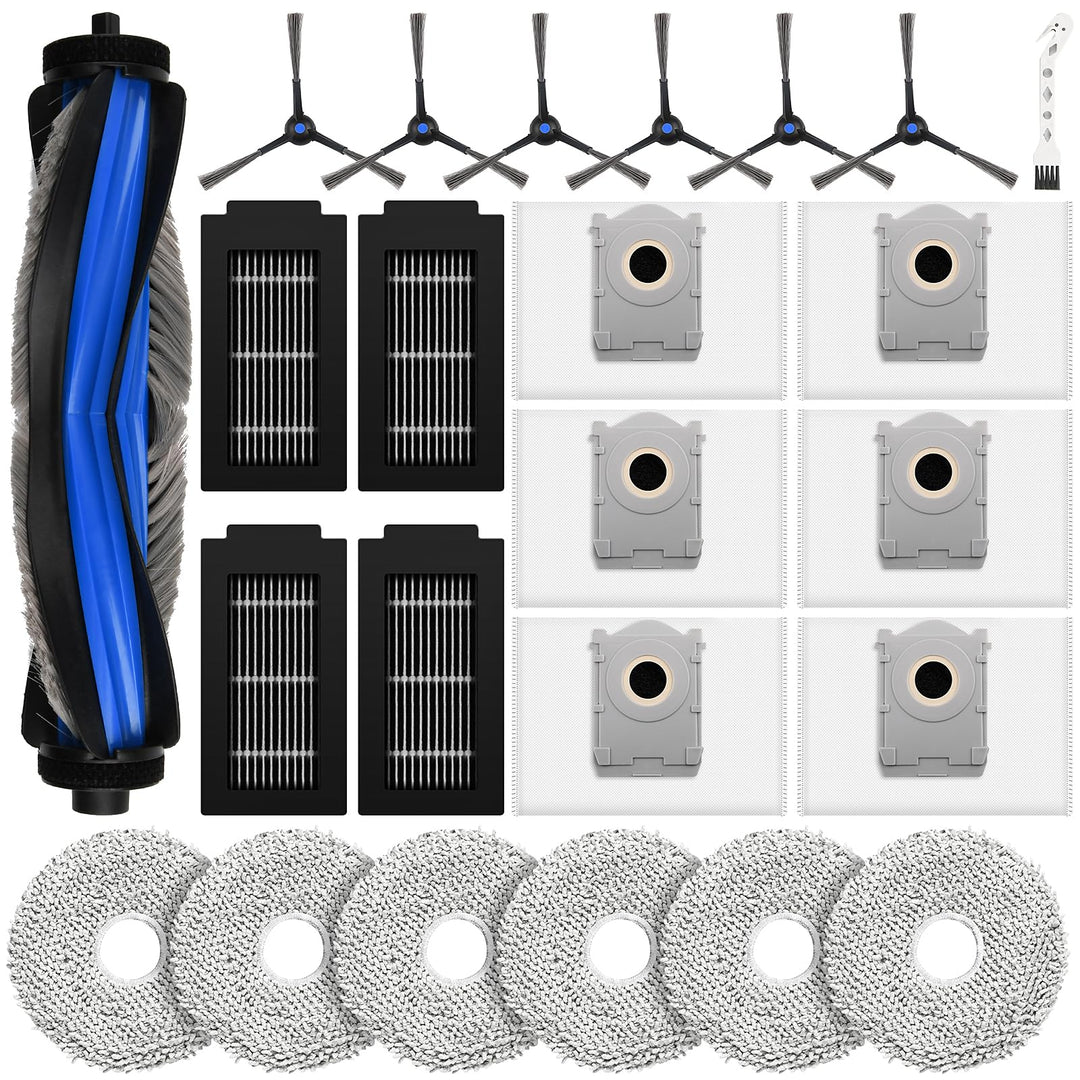 24 Stück Zubehör für Ecovacs Deebot T50 PRO Omni / T50 Omni / T50 Omni Gen2 Saugroboter, Ersatzteile