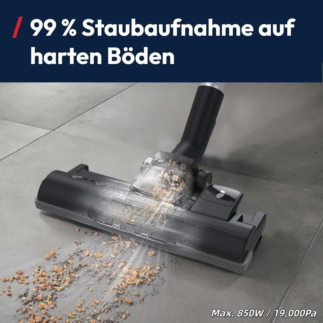 Hoover HE2 kompakter leistungsstarker Bodenstaubsauger mit Beutel für Hartböden & Teppiche, EPA-Stau