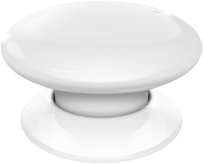 FIBARO The Button White / Z-Wave Plus Drahtlose Tragbare Schalt-Knopf, Weiss, FGPB-101-1, Weiss