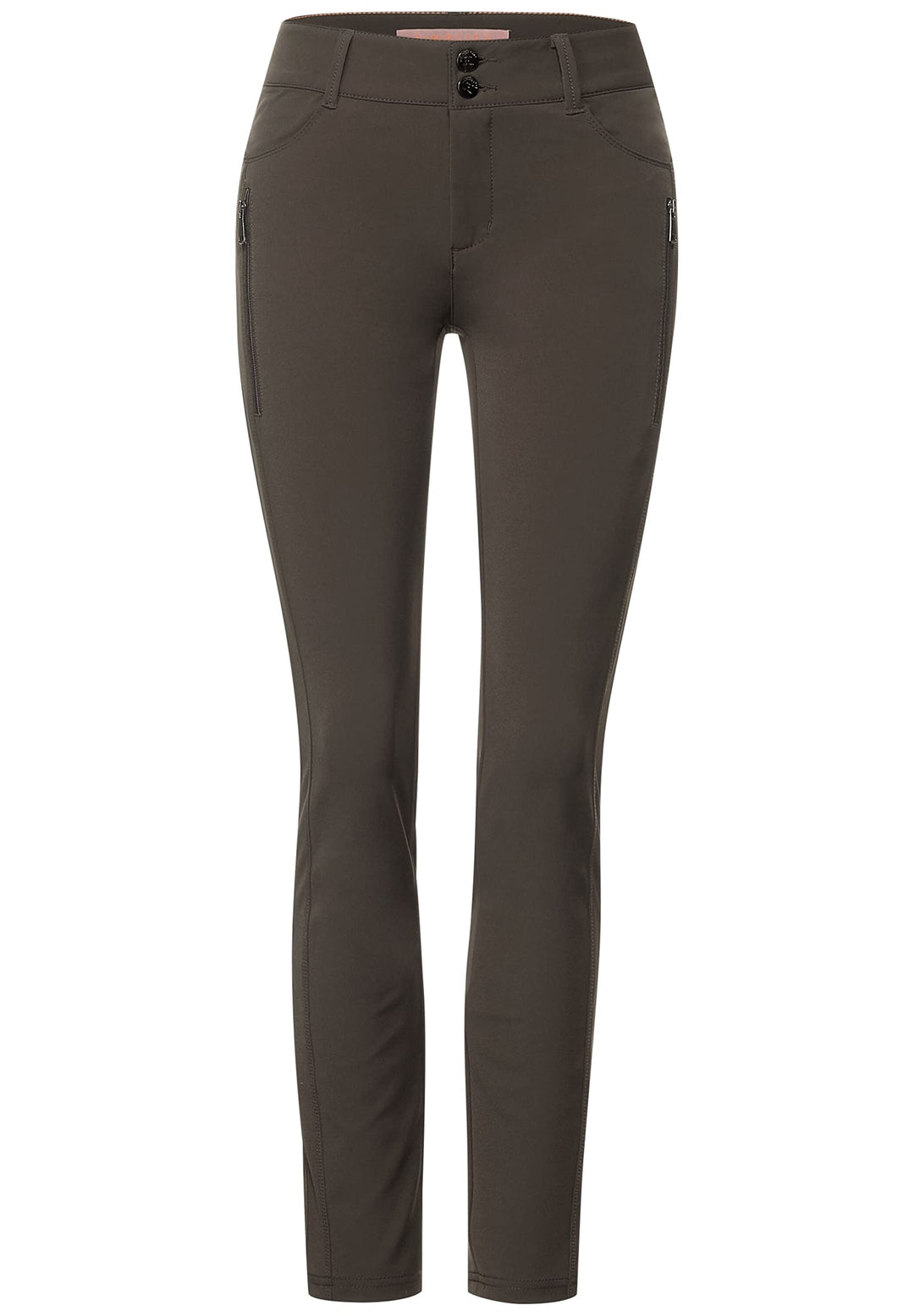 Street One Damen Jeans Hose York Superstretch Brown 42W / 30L Falcon Brown, 42W / 30L Falcon Brown