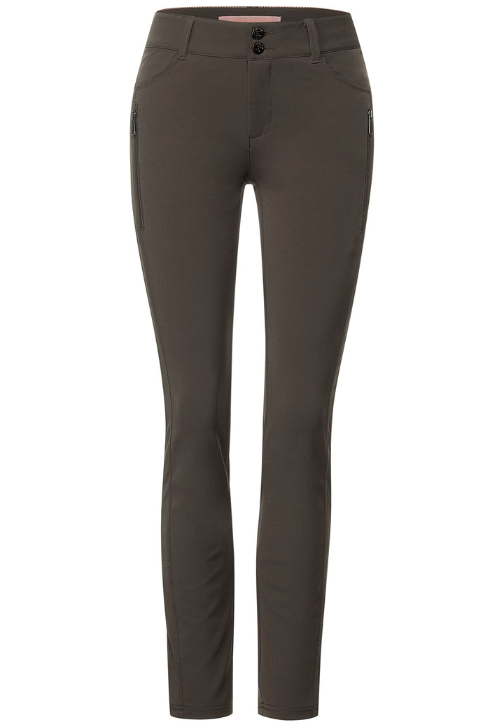 Street One Damen Jeans Hose York Superstretch Brown 42W / 30L Falcon Brown, 42W / 30L Falcon Brown