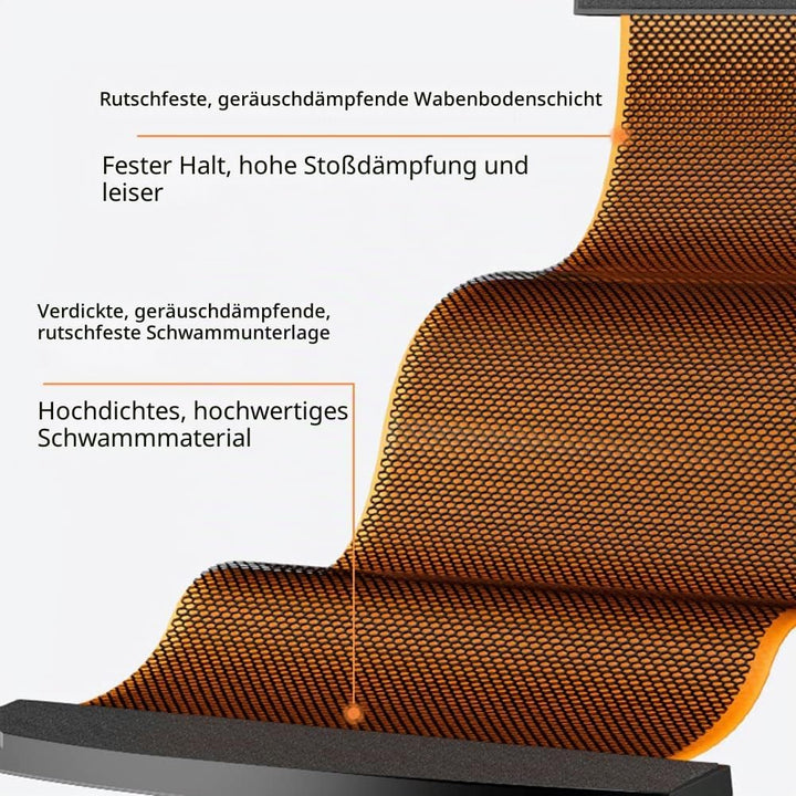 Boxwizard Slide Board mit Endstoppern Extreme Slide Board Schiebeschuhen Schuhüberzug Slimming Exerc