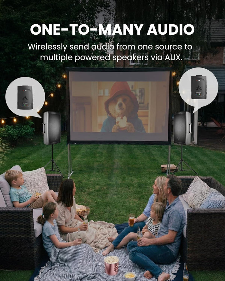 Avantree Audiplex M3 – Mehrkanal-Audio-System mit Kopfhörern für Kirchenübersetzung & Seminare, 30 m