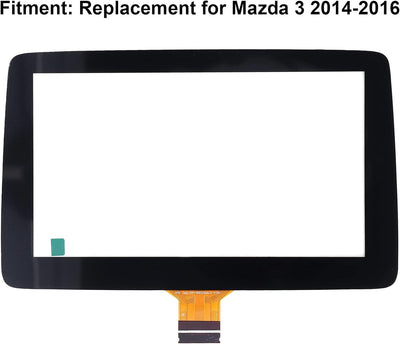 Ymiko Touchscreen Digitizer, 7 Zoll Touchscreen Display Glas Acryl Transparent, Car Touch Display Gl