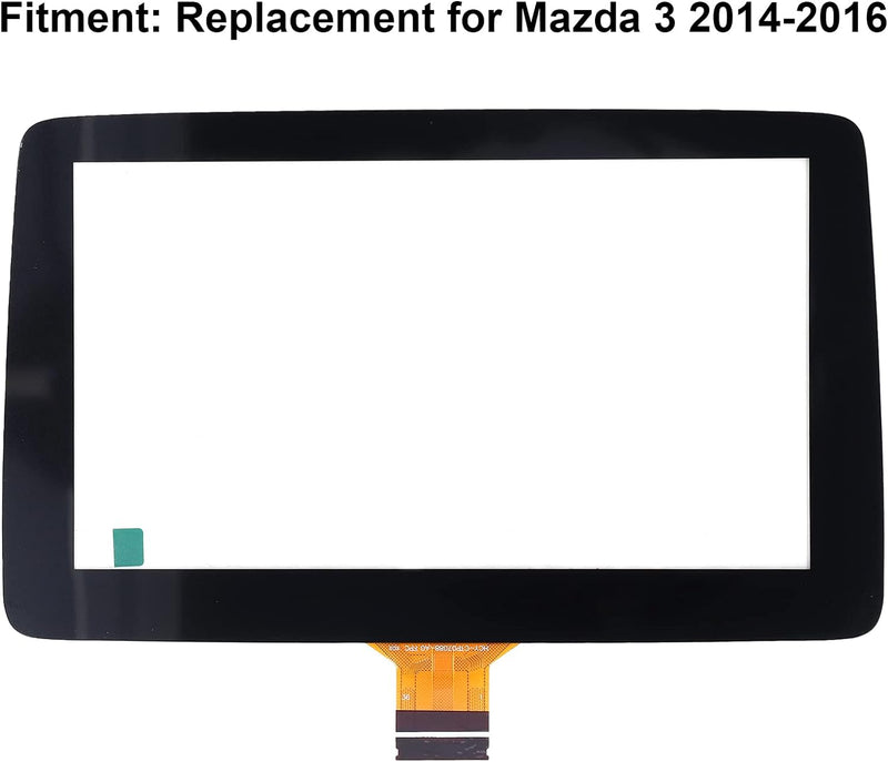 Ymiko Touchscreen Digitizer, 7 Zoll Touchscreen Display Glas Acryl Transparent, Car Touch Display Gl