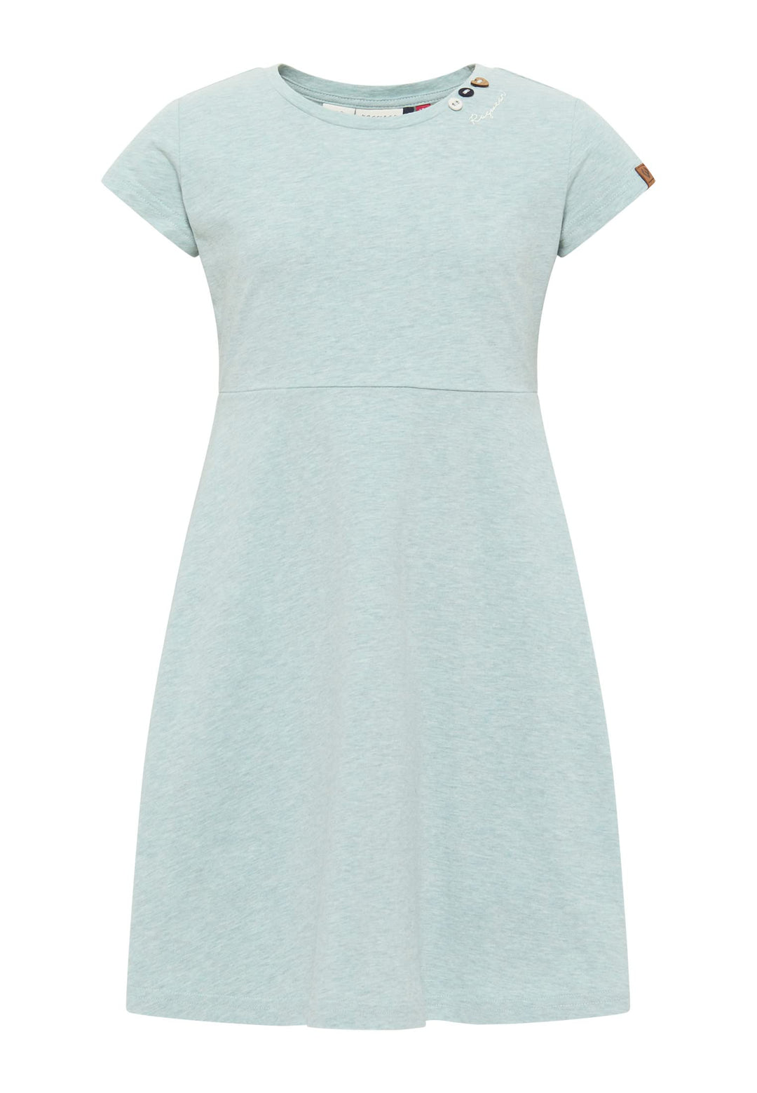 Ragwear Mädchen Kleid GWENDOLINE und GWENDOLINE DOTS Sommerkleid gepunktet und Einfarbig in sommerli