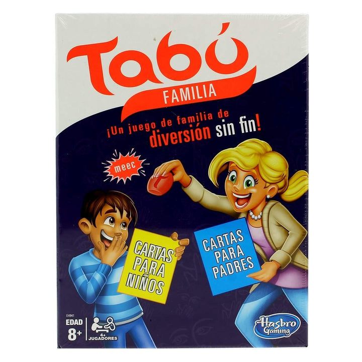 Hasbro Gaming- Taboo Familie Brettspiel, Mehrfarbig (E4941105) Spanien Multi, Spanien Multi