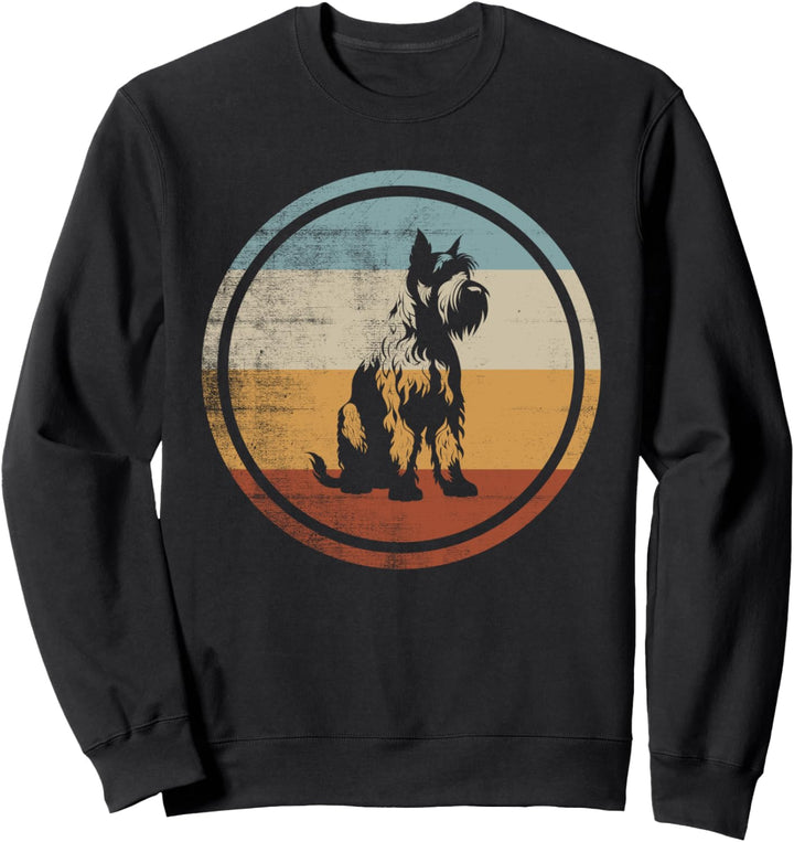 Riesenschnauzer Hund Retro Design Sweatshirt