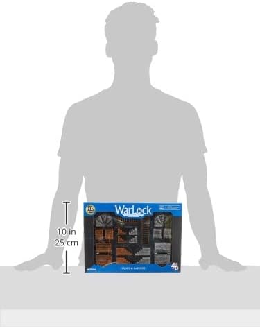 WizKids WZK16504 Zubehör WarLock Fliesen: Treppen und Leitern, WarLock Fliesen: Treppen und Leitern