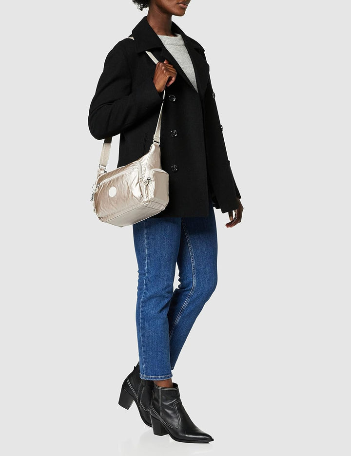 Kipling Damen Gabbie S Crossbody, Silber (Silber (Metallic Glow), Einheitsgrösse Einheitsgrösse Meta