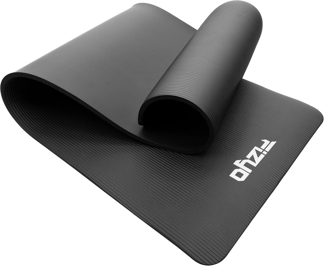 Fizyo Rutschfeste Yogamatte aus NBR-Schaum 190×100×1,5 cm – Extra Grosse Fitness- und Gymnastikmatte