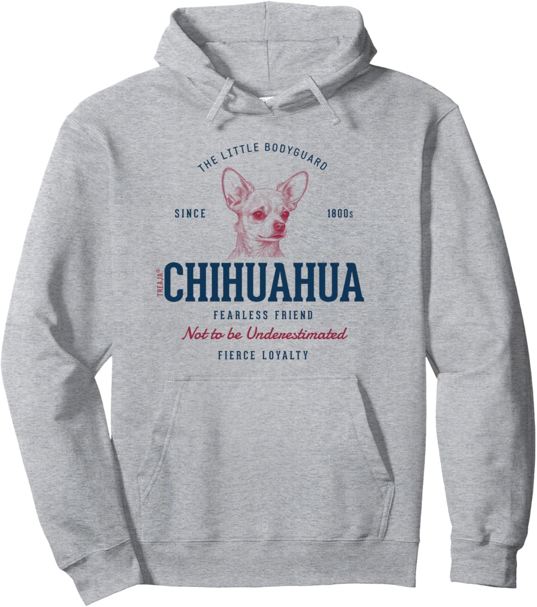 Retro-Stil Vintage Chihuahua Pullover Hoodie