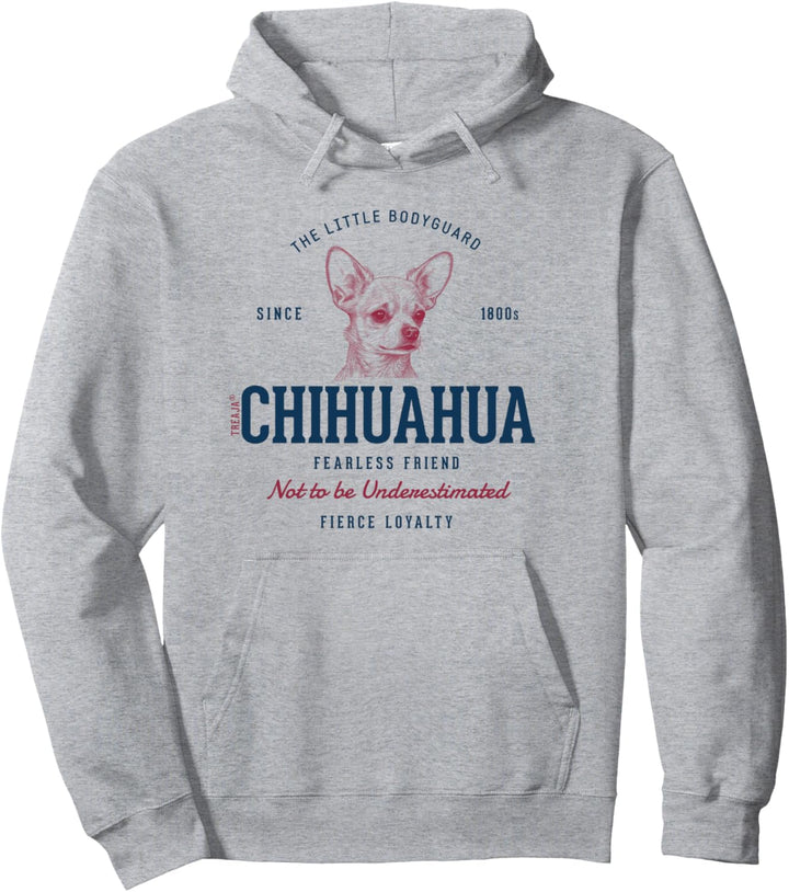 Retro-Stil Vintage Chihuahua Pullover Hoodie