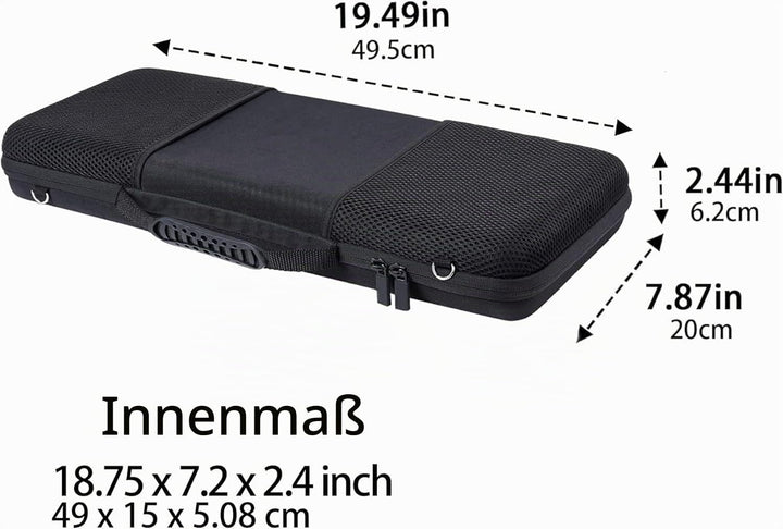 co2CREA Hart Reise Schutz Hülle Etui Tasche für AKAI Professional MPK Mini Plus 37-Tasten USB MIDI K
