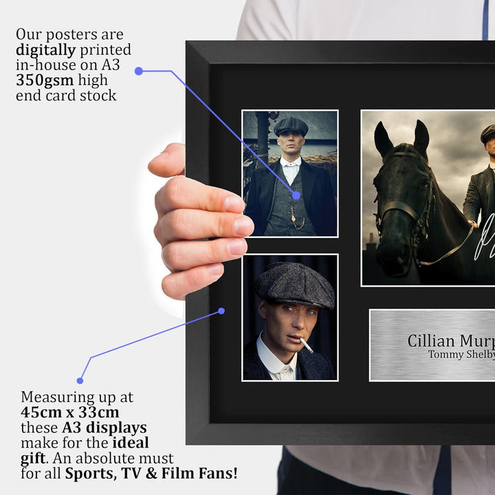 HWC Trading FR A3 Cillian Murphy Peaky Blinders Tommy Geschenke Gedruckt Signiert Autogramm Bild Für