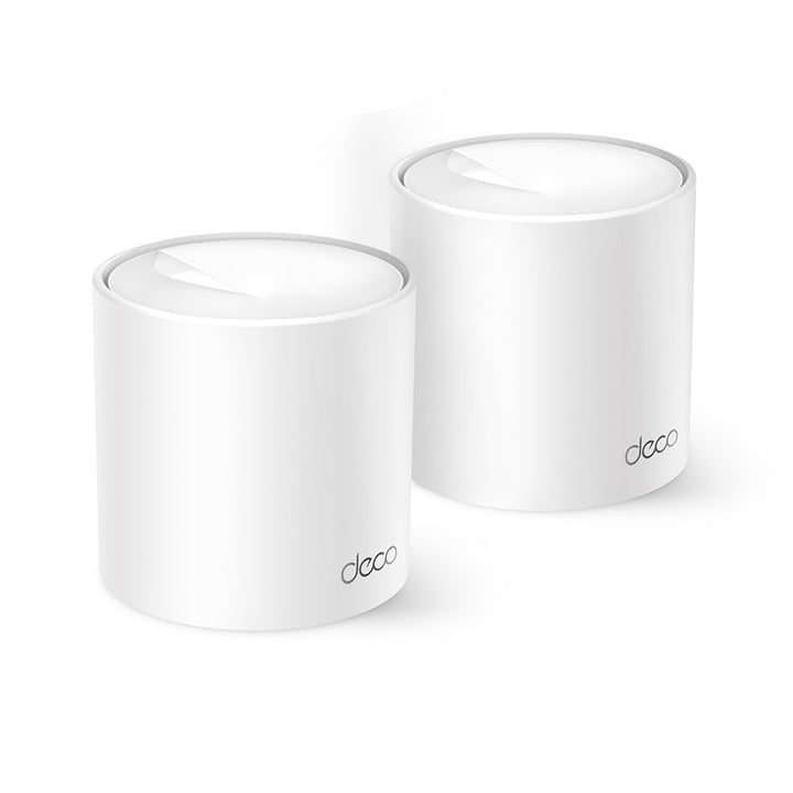 TP-Link Deco X1500 Mesh WLAN Set (2 Pack), Wi-Fi 6 AX1500 Dual Band Router & Repeater, 2X Gigabit Po