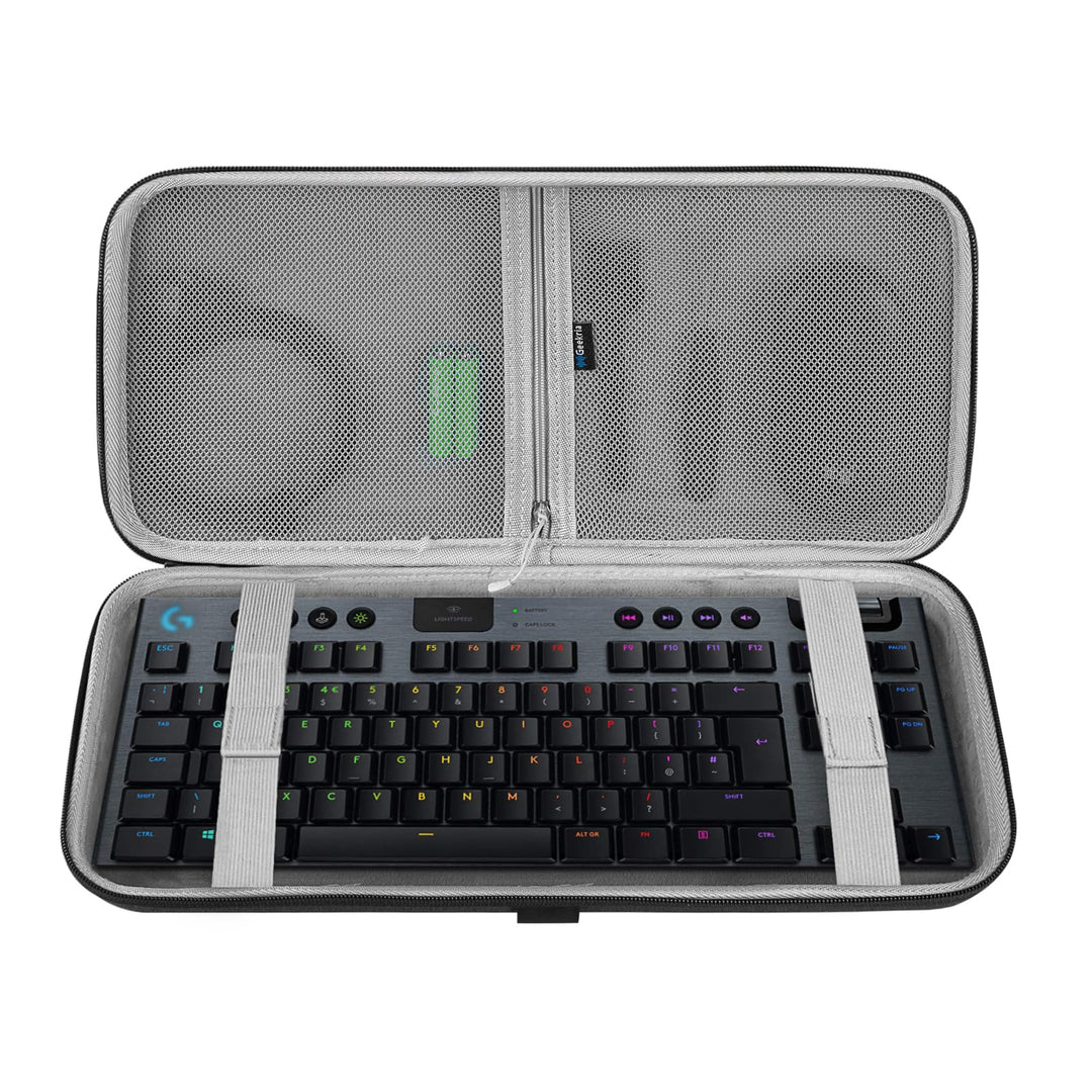 Geekria Tenkeyless TKL Tastaturhülle, Hartschalen-Reisetragetasche für 80% kompakte 87 Tasten Comput