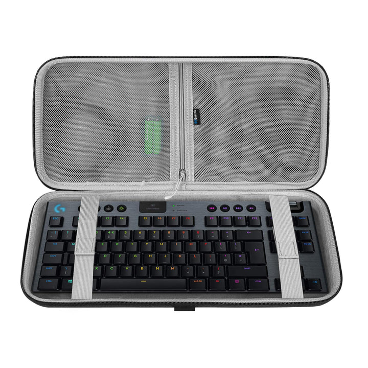Geekria Tenkeyless TKL Tastaturhülle, Hartschalen-Reisetragetasche für 80% kompakte 87 Tasten Comput