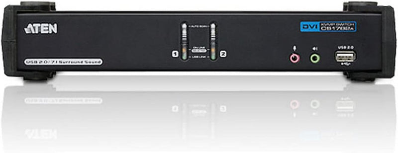 ATEN CS1782A KVM Switch Dual-Link DVI, USB, Audio, 2 Ports