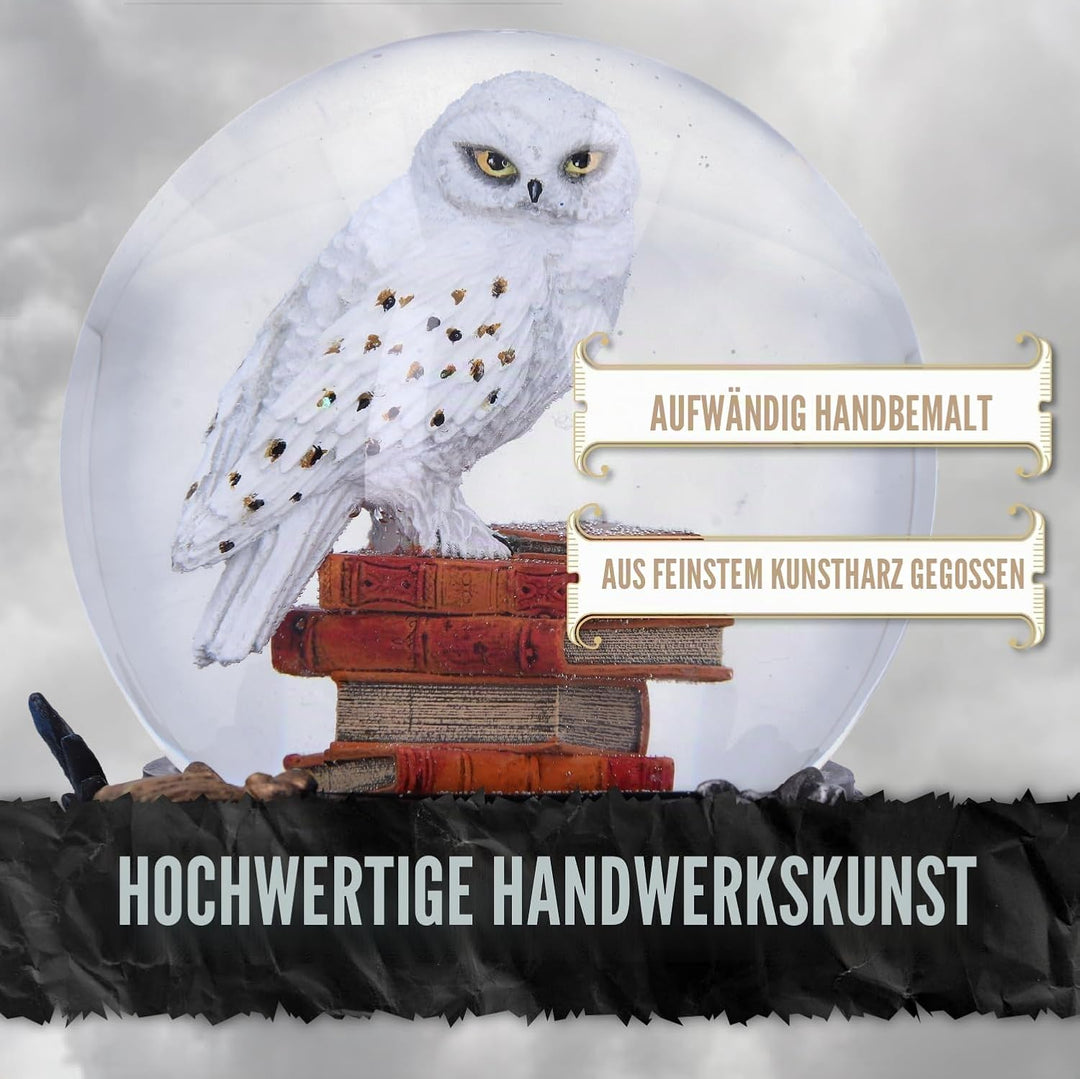 Nemesis Now Offiziell lizenzierte Harry Potter Hedwig Schneekugel, Mehrfarbig, 18,5 cm