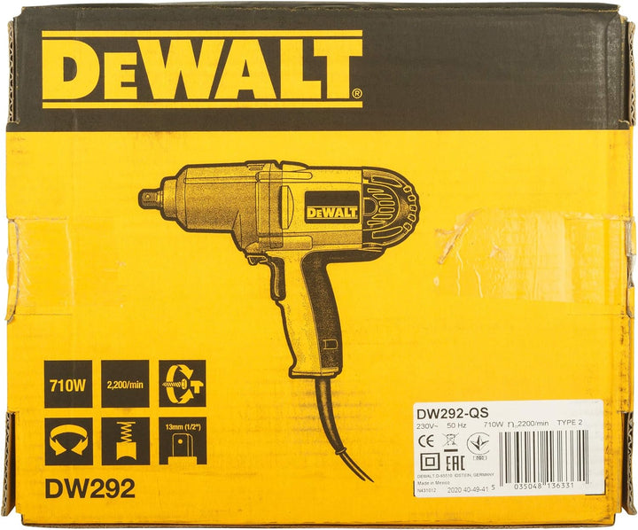 DeWalt 710 Watt Schlagschrauber (sehr hohes Drehmoment von 440 Nm in beide Laufrichtung, robust, Dau