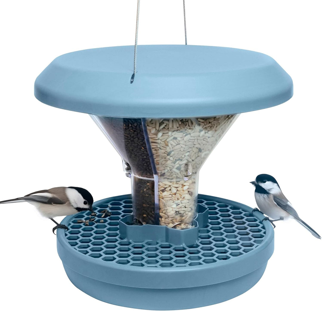 SWISSINNO Vogel-Futtersilo Davos SMART Birds. Füttern Sie Vögel - Nicht Nagetiere! Robust + Zuverläs