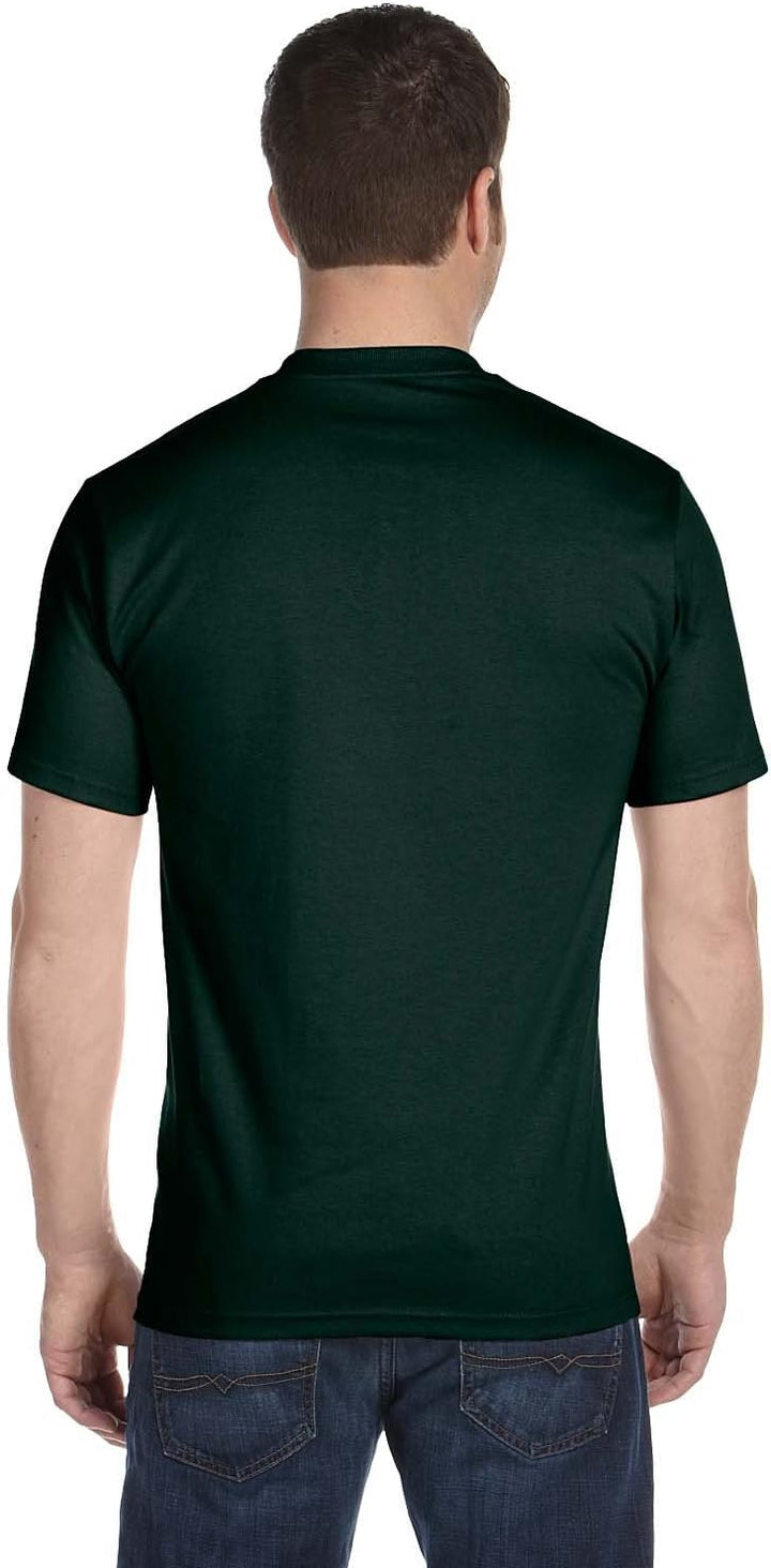 Hanes ComfortSoft T-Shirt 5280, 5 Stück - Grün - Gross