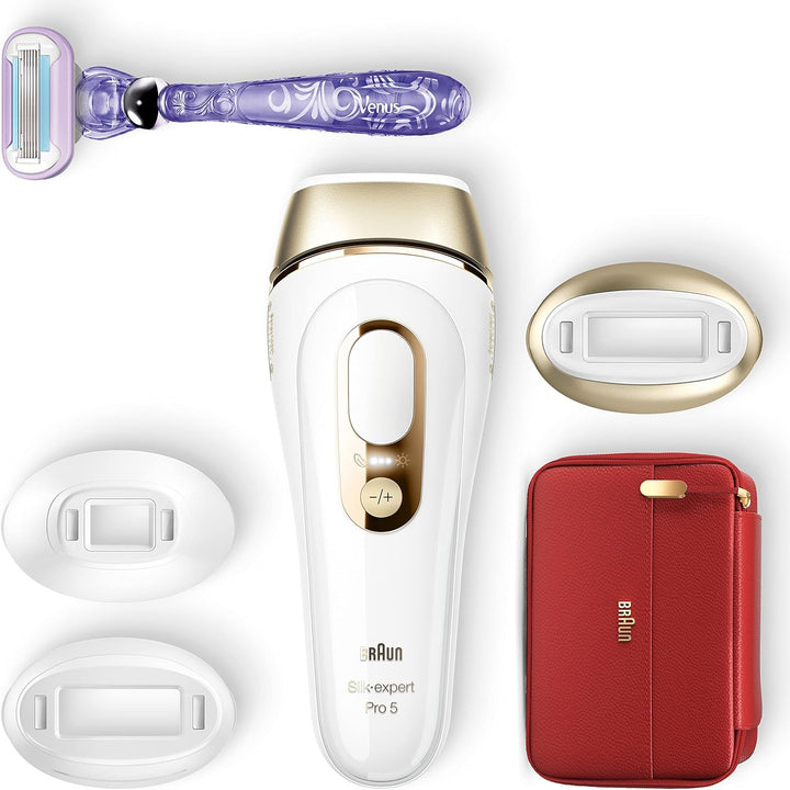 Braun IPL Silk Expert Pro 5 Haarentfernungsgerät Damen/Herren, dauerhaft sichtbare Haarentfernung, V